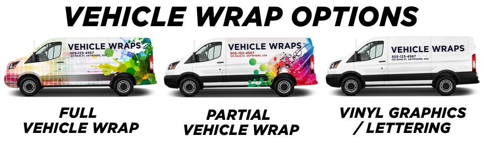 Middleton Vehicle Wraps & Graphics vehicle wrap options
